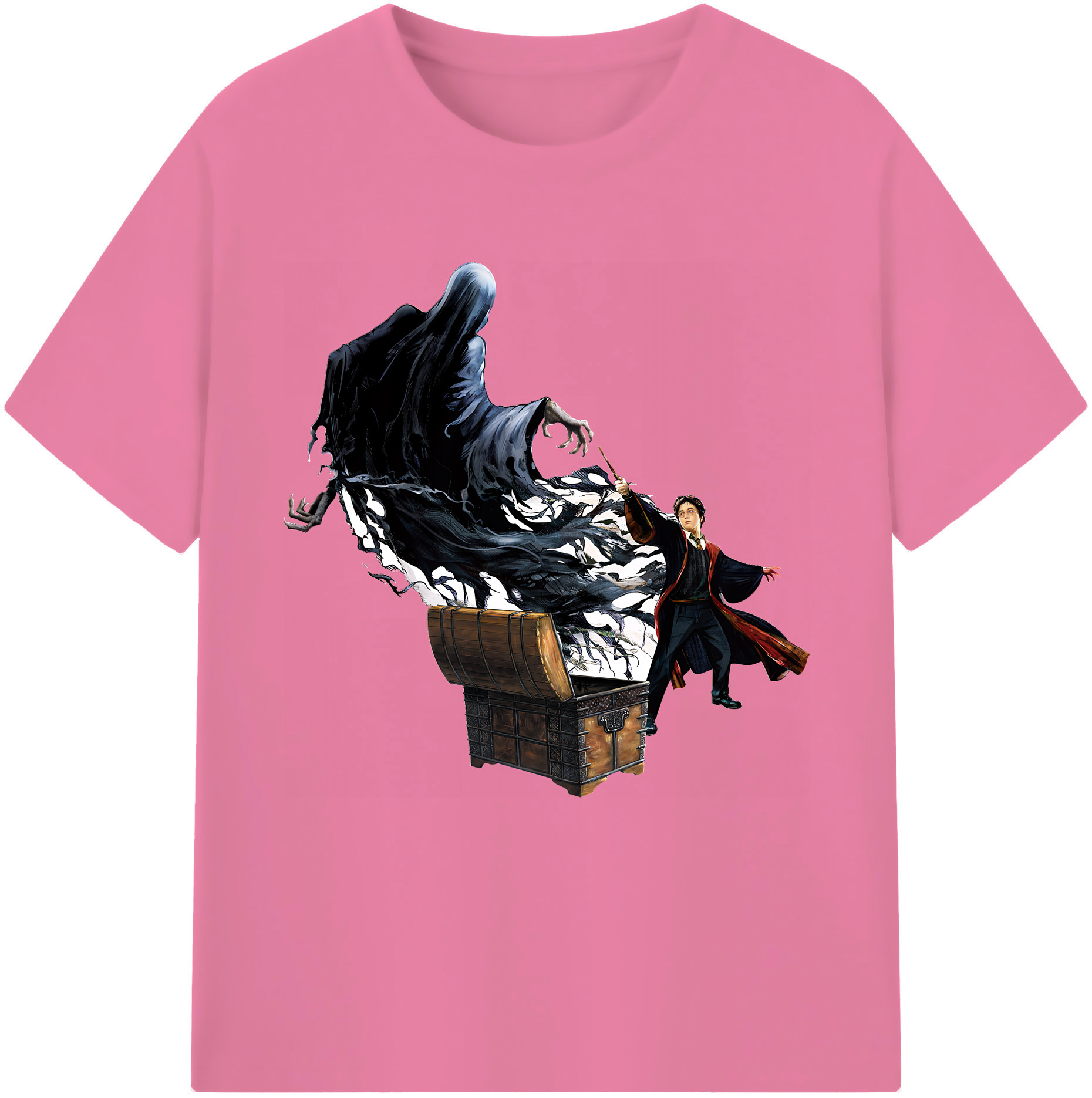 （画像用） Harry Potter ハリー・ポッターシリーズ 綿100％半袖Tシャツ（フロントプリント）